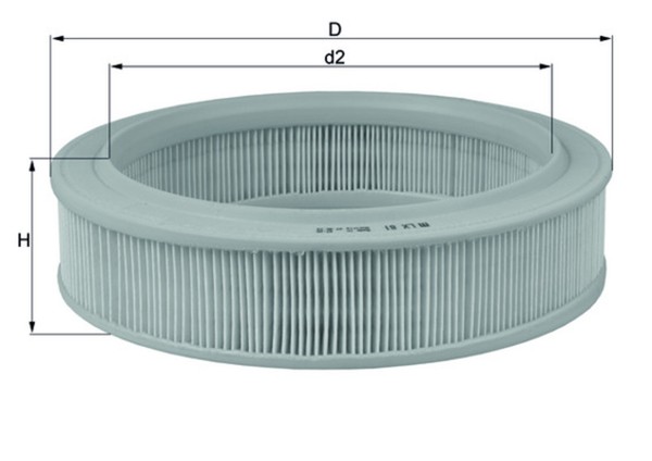 Mahle Luftfilter LX 81 Filtereinsatz FüR 11 19 Super Renault Alpine Ford Capri 1-image