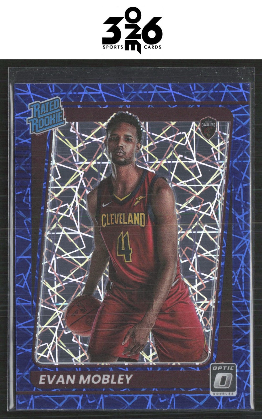 Evan Mobley 2021-22 Donruss Optic Blue Velocity Rookie #175 RC