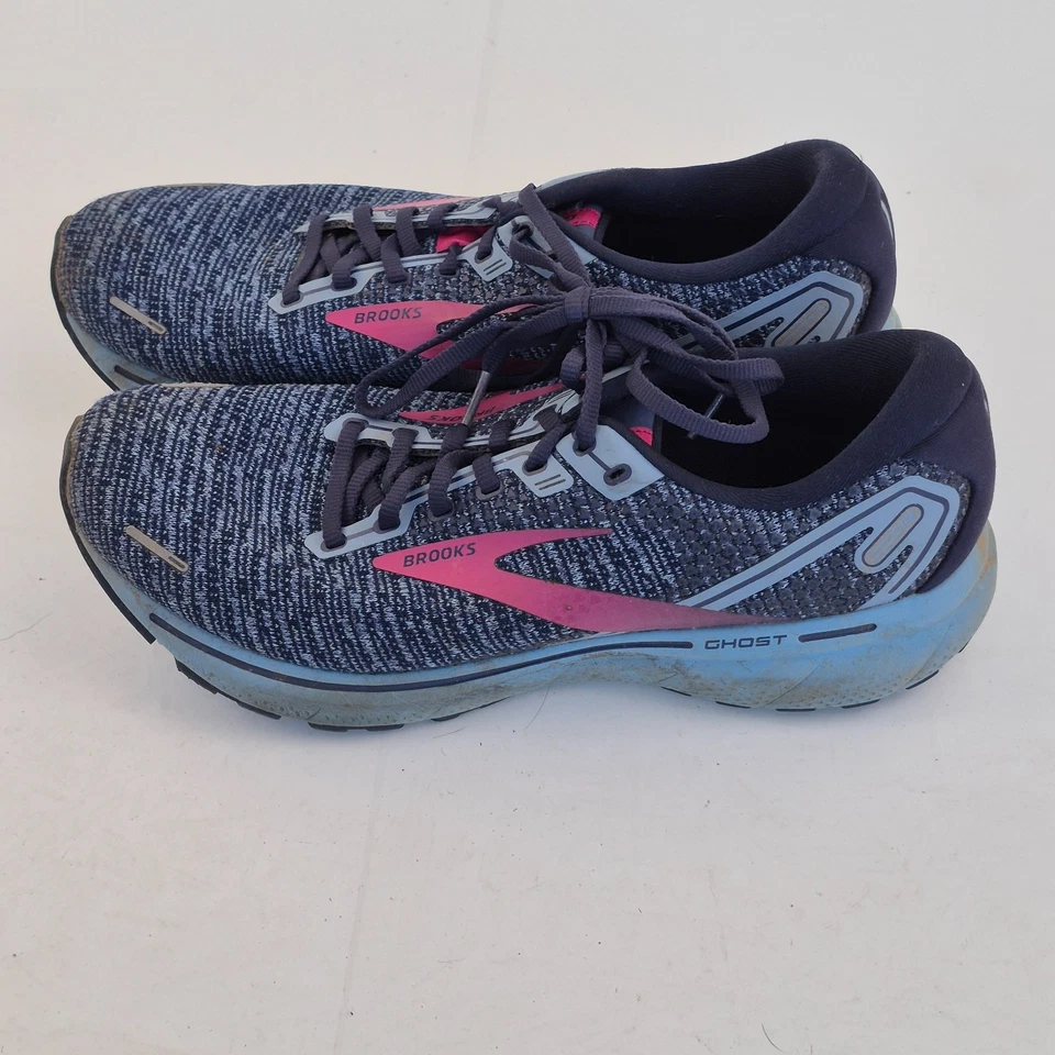 Brooks Ghost 14 Entrenadores 9 Azul Hombre Zapatos para Correr Parte Superior... - Imagen 3 de 4
