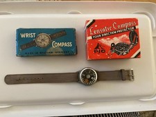 RARE 1960's Vintage Diving Wrist Compass Skindiving Aqualung  2 others