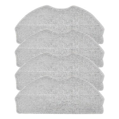10-Pack Replacement Microfiber Mop Pads For Robot Vacuums - Fits Ropvacnic S1, Tipdiy G90, Betboyles V75S, VIPSUN Z1