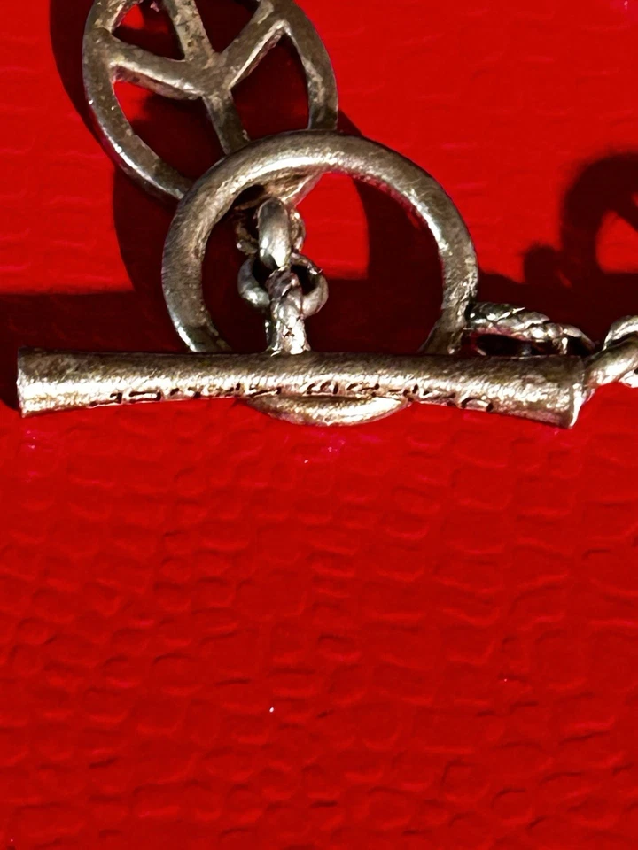 Pulseira Lucky Brand estilo boho Peace Link tamanho 8 - Imagem 4 de 4