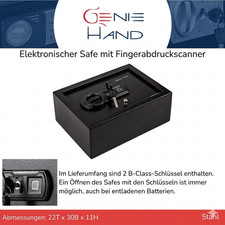 Biometrischer Safe mit Fingerabdruck und Schlüssel Digitaler Safe