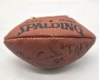 New England Patriots DREW BLEDSOE BEN COATES TERRY GLENN Signed 7" Mini Football