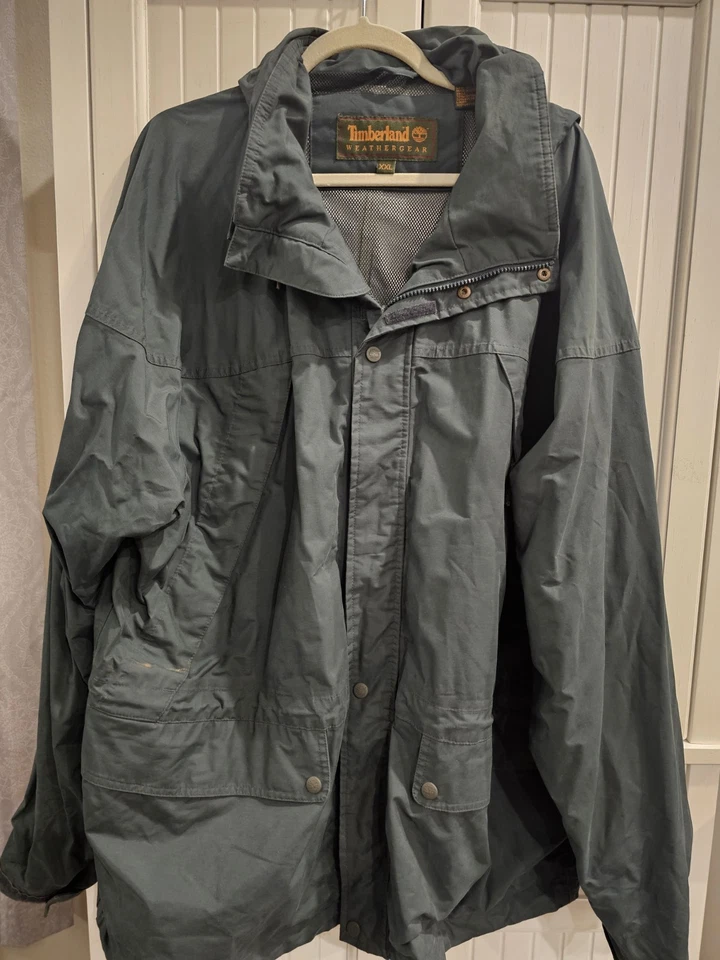 Timberland Weatherproof Hooded Dark Green Jacket - XXL - Image 2 of 4