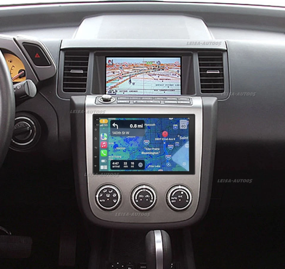 For 2003-2008 Nissan Murano Carplay Car Radio Stereo Android 14.0 GPS Navi +CAM - Image 2 of 4