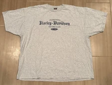 Harley Davidson Biker T Shirt Mother Road Kingman Arizona 2003 Gray Size 4XL