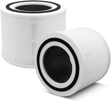 2 Pack Core 300 Replacement Filter Compatible with LEVOIT Core 300300-RF300S