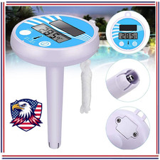 Digital Solar Powered Outdoor Floating Waterproof Rainproof Pool SPA Thermometer