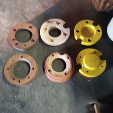 Choice Set Of Cast Iron Wheel Weights 50 Lbs Each Fit Several Diff Model Tractor