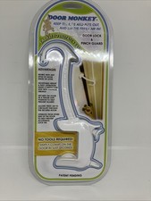 Door Monkey Door Lock  Pinch Guard for Door Knobs  Lever Handles New In Box