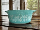Pyrex 475 Amish Butterprint 2.5 Qt Vintage Casserole Dish No Lid Farmhouse USA