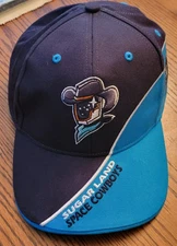 Sugar Land Space Cowboys Baseball Cap 47 Embroidered Texas OSFA Black & Blue