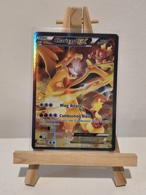 Pokémon TCG Charizard EX XY121 Black Star Promo Full Art Holo Karte 2016 LP