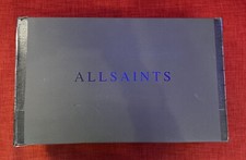 BNWT Genuine AllSaints Nina EastWest Leather Tote Bag in Khaki Green