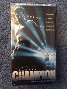 Carman The Champion Screener VHS Boxing Sports Drama 2000 ...