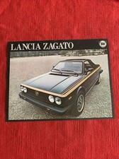 ORIGINAL VINTAGE BROCHURE LANCIA ZAGATO SPECIAL EDITION