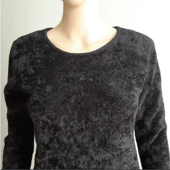 Jac+Jack Black Long Sleeve Crew Neck Sweater Size S - Image 2 of 4