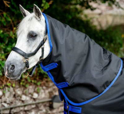 Horseware Amigo Ripstop 900d Turnout Hood Neck Cover LightWeight 0g Black/Navy