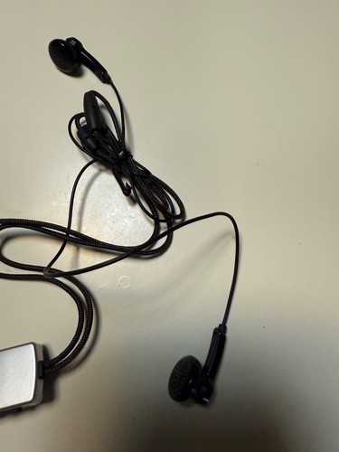 Vintage Nokia HS-23 In Ear Stereo Headset Hands-Free Silver Black AS-IS - Picture 9 of 9