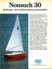 Dumas Nonsuch RC Yacht Print Ad Wall Art Decor Ephemera Hinterhoeller