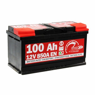 Autobatterie 12V 100Ah 850A Speed Starter Batterie statt 90Ah 92Ah 95Ah 110Ah