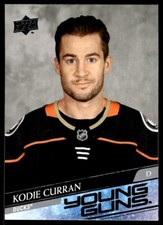 2020-21 Upper Deck Young Guns Kodie Curran Rookie Anaheim Ducks #708 R23
