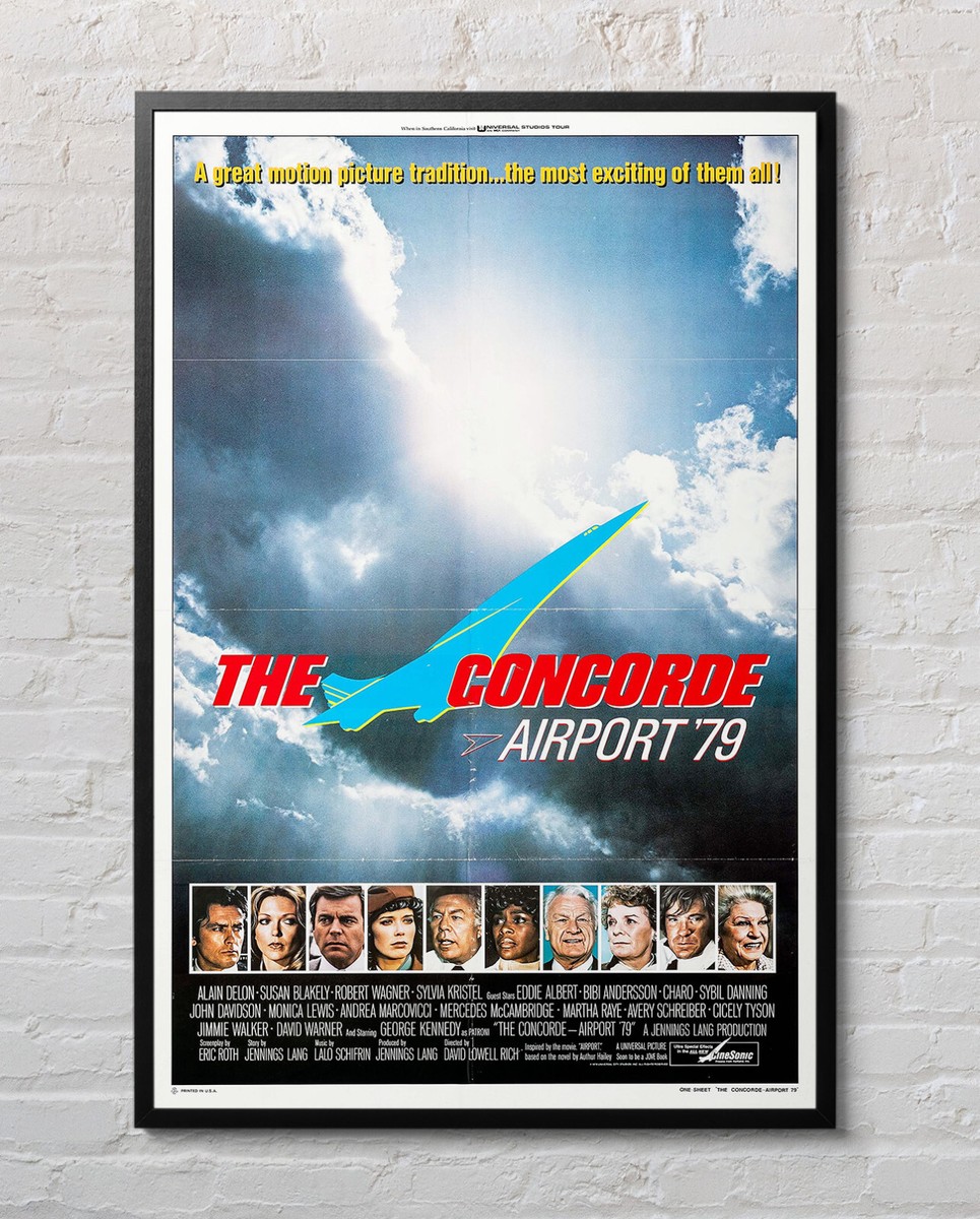 Movie Poster The Concorde Airport 79 1979 Alain Delon 24x36 inch