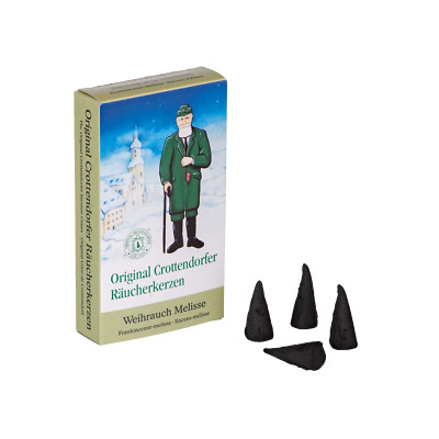 Sparpack Original Crottendorfer Räucherkerzen 'Weihrauch Melisse' Größe M