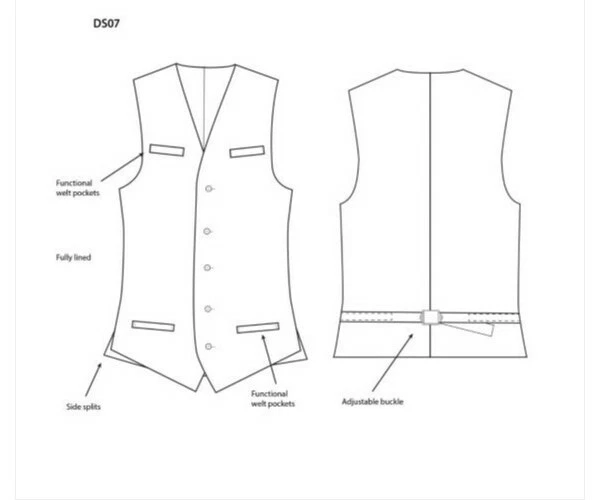 Self back waistcoat sale