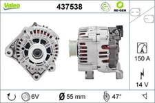 Valeo 437538 Alternator for Alpina, BMW