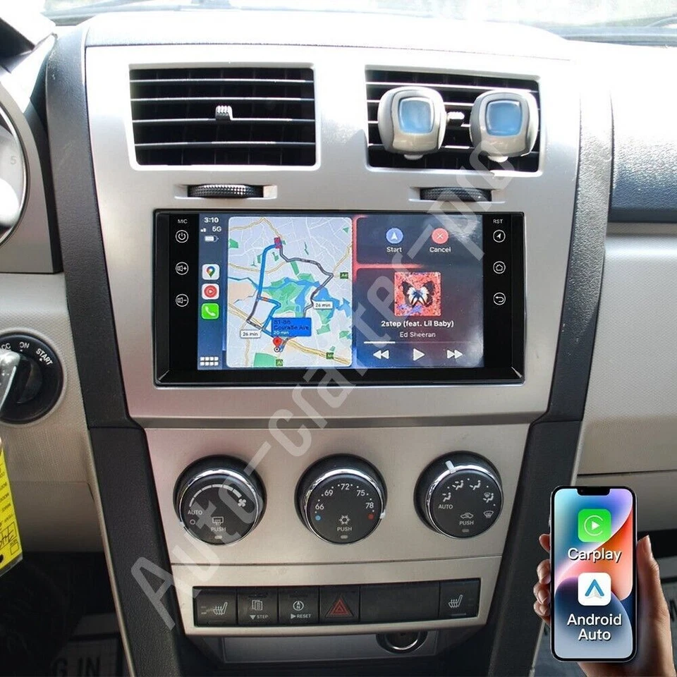 For 2008-2010 Dodge Avenger Apple Carplay Car Radio Android GPS FM Stereo DSP Foto 2 de 4