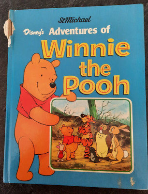Disneys Adventures Of Winnie The Pooh St Michael Book Vintage 1982 Rare Hardback