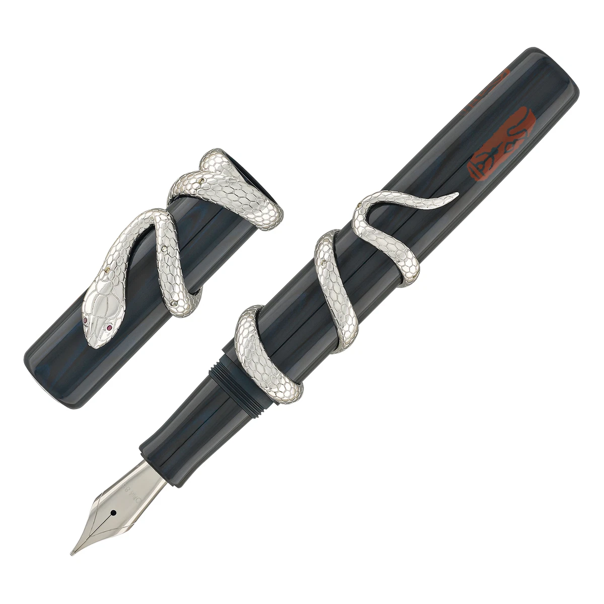 Opus 88 Zodiac Snake Fountain Pen Fine Point NEW in Original box