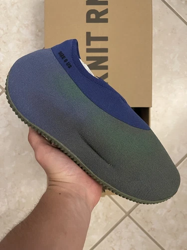 Size 9 - Yeezy Knit Runner Faded Azure