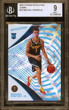 2018-19 Revolution Michael Porter Jr Cosmic #/100 Rookie RC #133 Denver BGS 9 