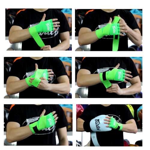 Fairtex Quick Wrap HW3 Hand Wraps Protection Muay Thai MMA Boxing - Picture 8 of 15