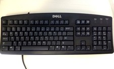 Dell Ps/2 US 104-key PC Windows Desktop Keyboard Black Wired Model Rt7d20 04n454