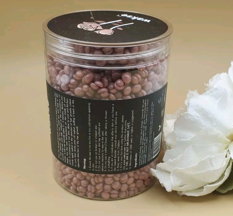 Wakse Rose Gold Hard Wax Beans Face & Body 12.8 fl New 