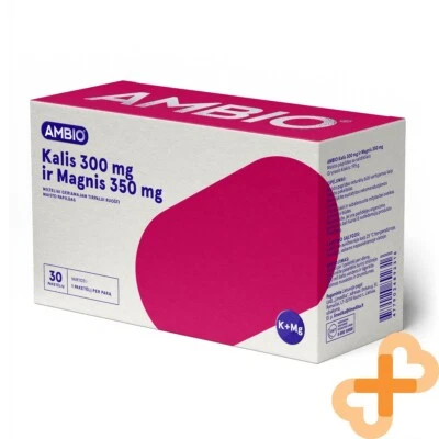 AMBIO Potassium 300mg Magnesium 350mg Soluble Powder 30 Sachets Supplement
