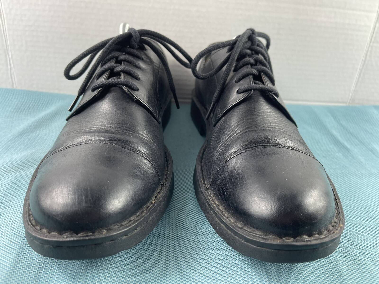 SAOLA Scarpe Born Børn Boc Oxford uomo 10 M nere pelle punta cappuccio stringate eleganti derby
