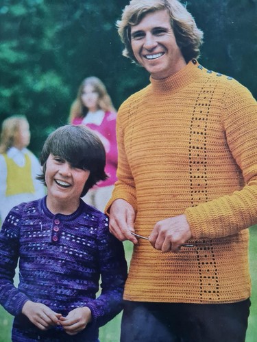 1960s Scoop Neck Vest Dress Longline Lookalikes Patons 305 Crochet Pattern - Picture 8 of 8