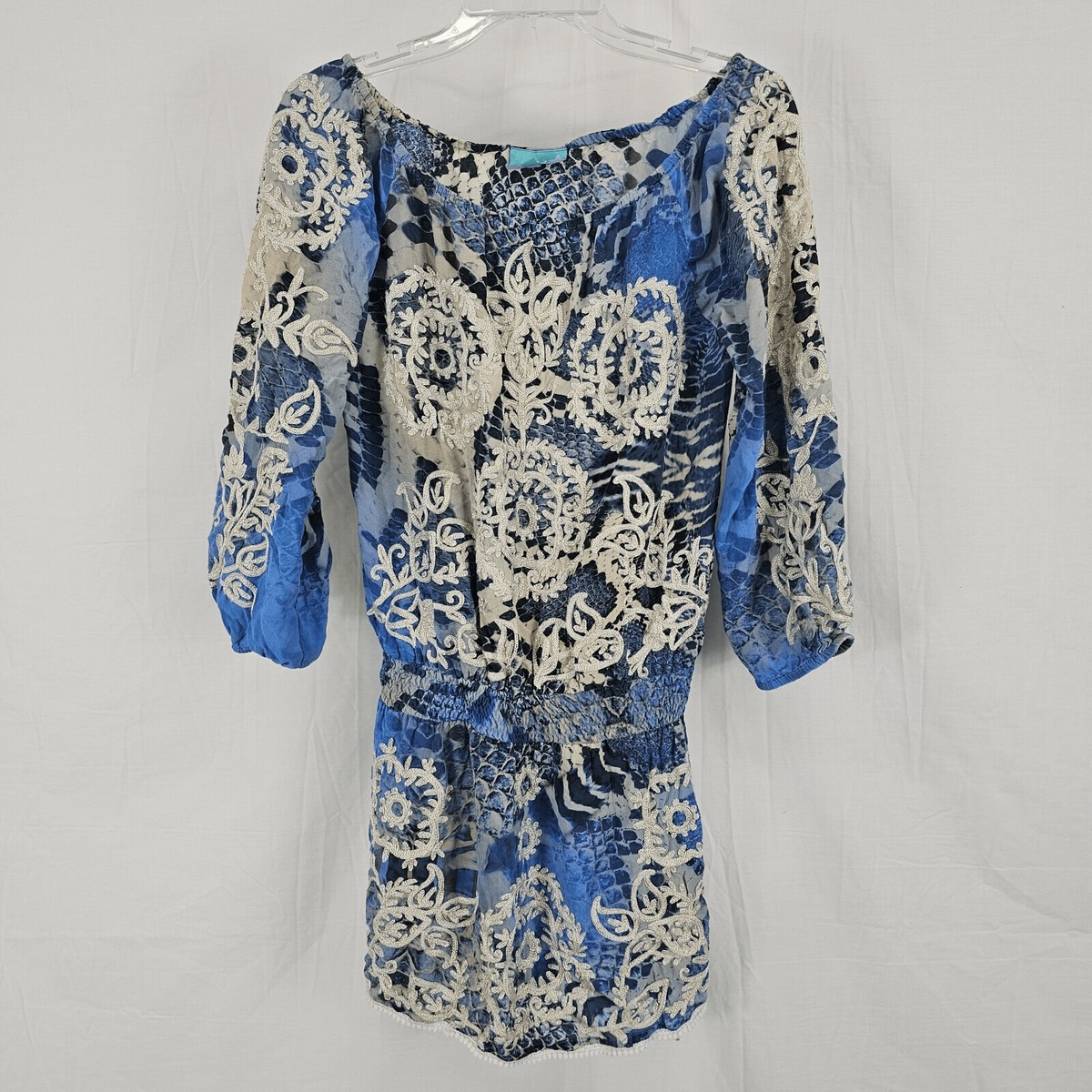 Taj By Sabrina Crippa Blue Snake Print Mini Dress Off The Shoulder Women's Med | eBay Taj By Sabrina Crippa Blue Snake Print Mini Dress Off The Shoulder Women's Med | eBay