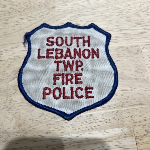 Vintage South Lebanon Twsp. Fire Police Patch. Pre Owned - Picture 2 of 6