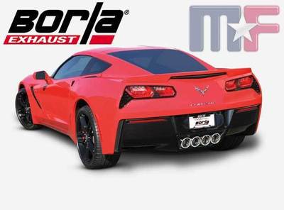 Sound! Borla Atak Sport Auspuff Chevrolet Corvette C7 14-15 Edelstahl aggressiv!