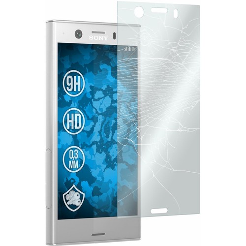 2 x Glas-Folie klar  für Sony Xperia XZ1 Compact Schutzglas Xperia XZ1 Compact - Bild 1 von 3