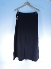 Fresh Produce Ella A-Line Skirt Small Calf Length Black Cotton Blend 75 New