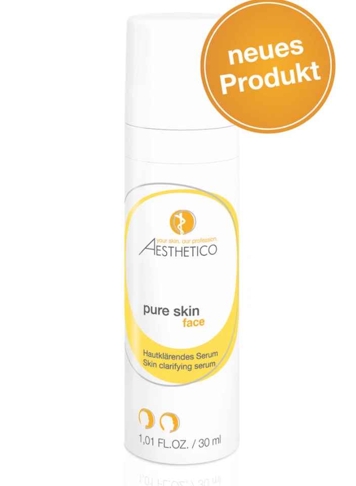 (883,33€/1l) Aesthetico pure skin 30ml - Hautklärendes Serum