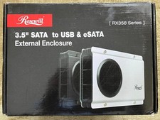 External Rosewill USB 2.0/eSATA Enclosure V1 with Seagate 1TB HDD