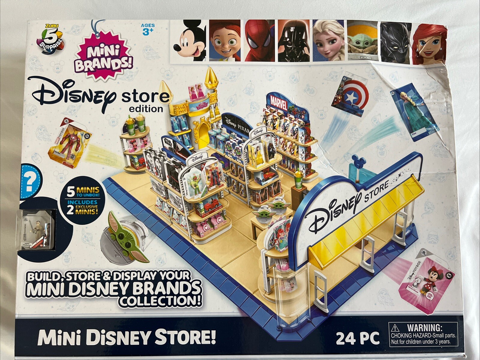 Zuru Disney Toy Store 5 Surprise Mini Brands Playset New Collection